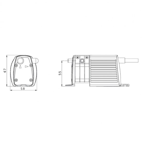 Čerpadlo kondenzátu Charles Austen Mini Blue Cooling Signal kapacita 8l/hod, max. výtlak 8 m (kanál, strop, vzdálené umí Čerpadlo kondenzátu Charles Austen Mini Blue Cooling Signal kapacita 8l/hod, max. výtlak 8 m (kanál, strop, vzdálené umí