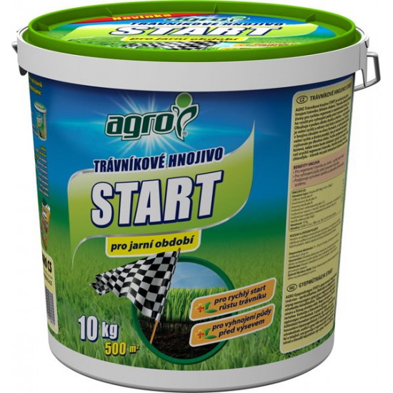 Hnojivo Agro Trávníkové hn.plast.kb. START 10kg Hnojivo Agro Trávníkové hn.plast.kb. START 10kg