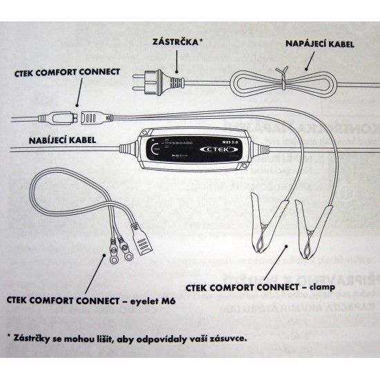 Nabíjačka autobatérií CTEK MXS 5.0 new 12 V, 0,8 A/5 A Nabíjačka autobatérií CTEK MXS 5.0 new 12 V, 0,8 A/5 A