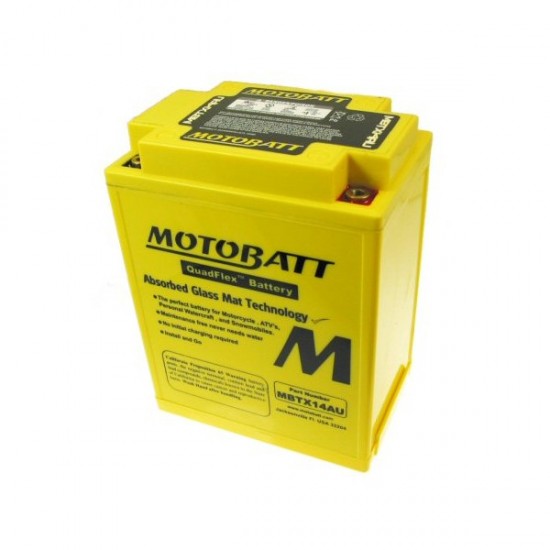 Batéria Motobatt MBTX14AU 16,5Ah, 12V, 4 vývody Batéria Motobatt MBTX14AU 16,5Ah, 12V, 4 vývody