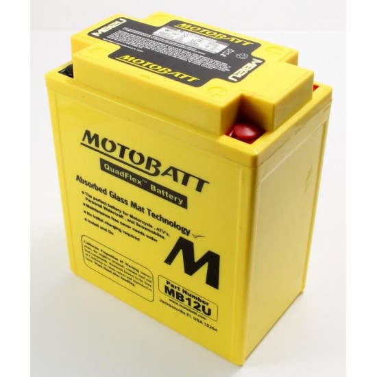 Batéria Motobatt MB12U 15Ah, 12V, 4 vývody Batéria Motobatt MB12U 15Ah, 12V, 4 vývody