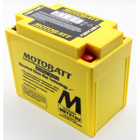 Batéria Motobatt MBTX12U 14Ah, 12V, 4 vývody Batéria Motobatt MBTX12U 14Ah, 12V, 4 vývody