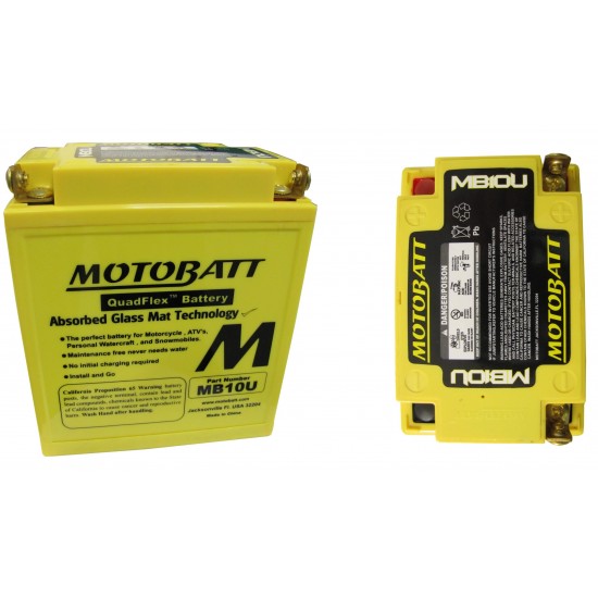 Batéria Motobatt pro motocykly MB10U (14,5Ah, 12V, 4 vývody) Batéria Motobatt pro motocykly MB10U (14,5Ah, 12V, 4 vývody)