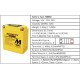 Batéria Motobatt MB9U 11Ah, 12V, 4 vývody Batéria Motobatt MB9U 11Ah, 12V, 4 vývody