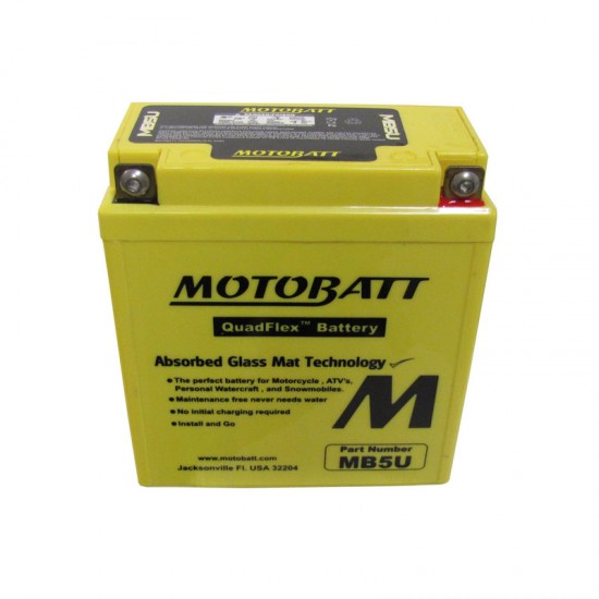 Batéria Motobatt MB5U 7Ah, 12V, 2 vývody Batéria Motobatt MB5U 7Ah, 12V, 2 vývody