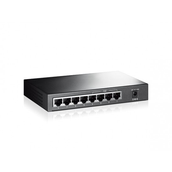 Switch TP-Link TL-SF1008P 8x LAN, 4xPoE, 57W, kov