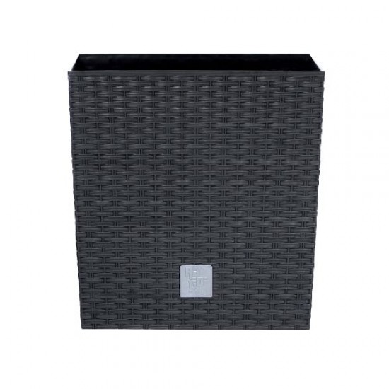 Kvetináč Rato Low 22,3 x 22,3 x 22,8 cm antracit Kvetináč Rato Low 22,3 x 22,3 x 22,8 cm antracit