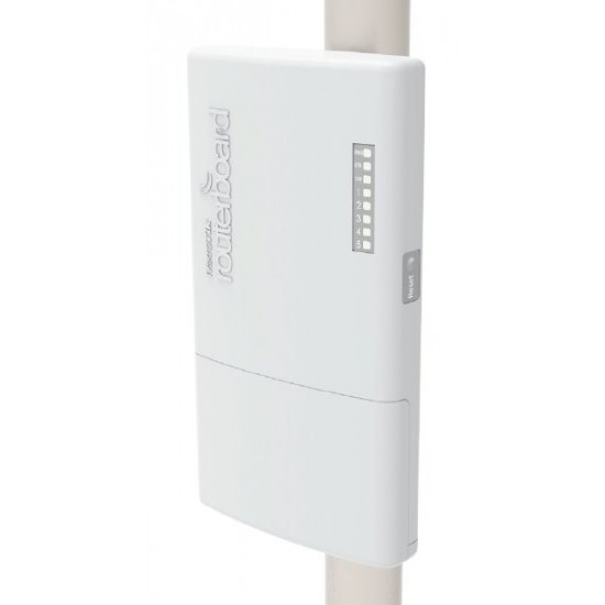 RouterBoard Mikrotik RB960PGS-PB PowerBox Pro 5xGLAN (4x PoE-OUT), Outdoor, nap. adaptér, ROS L4, mont.set