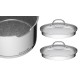Sada riadu G21 Gourmet Miracle s cedidlom, 9 dielov, nerez / greblon Sada riadu G21 Gourmet Miracle s cedidlom, 9 dielov, nerez / greblon