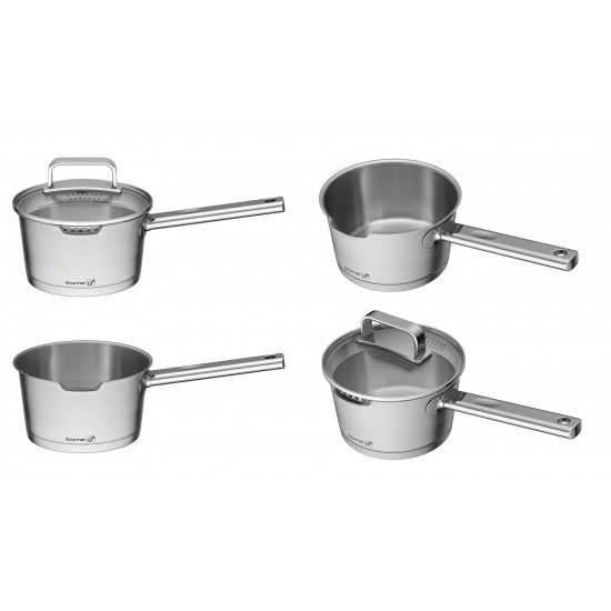 Sada riadu G21 Gourmet Magic s cedidlom, 9 dielov, nerez Sada riadu G21 Gourmet Magic s cedidlom, 9 dielov, nerez