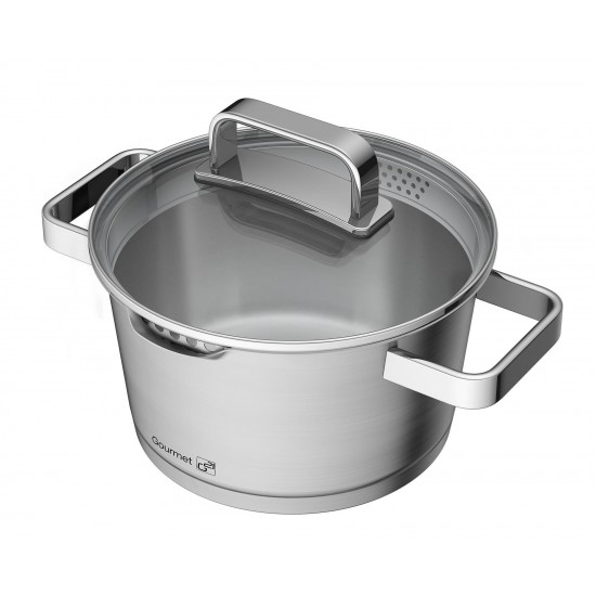 Sada riadu G21 Gourmet Magic s cedidlom, 9 dielov, nerez Sada riadu G21 Gourmet Magic s cedidlom, 9 dielov, nerez
