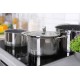 Sada riadu G21 Gourmet Miracle s cedidlom, 9 dielov, nerez / greblon Sada riadu G21 Gourmet Miracle s cedidlom, 9 dielov, nerez / greblon