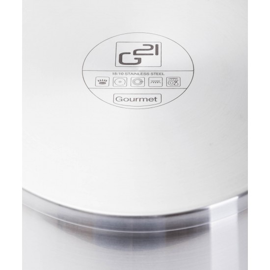 Sada riadu G21 Gourmet Magic s cedidlom, 9 dielov, nerez Sada riadu G21 Gourmet Magic s cedidlom, 9 dielov, nerez