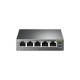 Switch TP-Link TL-SF1005P 5x LAN, 4xPoE, 58W, kov Switch TP-Link TL-SF1005P 5x LAN, 4xPoE, 58W, kov