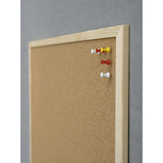 Nástenka Classic Cork Board Eco 60x80cm, korek, dřevěný rám Nástenka Classic Cork Board Eco 60x80cm, korek, dřevěný rám