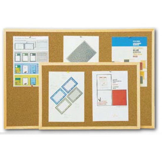 Nástenka Classic Cork Board Eco 60x80cm, korek, dřevěný rám Nástenka Classic Cork Board Eco 60x80cm, korek, dřevěný rám