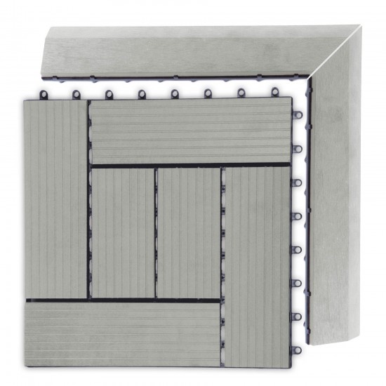 Prechodová lišta G21 Incana pro WPC dlaždice, 38,5 x 7,5 cm rohová (levá) Prechodová lišta G21 Incana pro WPC dlaždice, 38,5 x 7,5 cm rohová (levá)