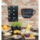 Tabule Securit Silhouette BOARD SQUARE 35x30cm na popis křídou na stěnu + popisovač Tabule Securit Silhouette BOARD SQUARE 35x30cm na popis křídou na stěnu + popisovač
