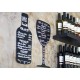 Tabule Securit Silhouette BOARD SQUARE 35x30cm na popis křídou na stěnu + popisovač Tabule Securit Silhouette BOARD SQUARE 35x30cm na popis křídou na stěnu + popisovač