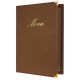 Jedálny lístok Securit CLASSIC RANGE A4, 4 strany, Brown