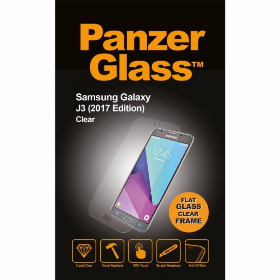 Tvrdené sklo PanzerGlass Edge-to-Edge pro Samsung Galaxy J3 (2017) čiré