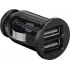 Napájací adaptér 12V na 2x USB 2,1A černý