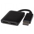 Adaptér DisplayPort - 2x DisplayPort , rozšíření + zrcadlení obrazu, 4K*2K@30Hz