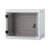 Rack Triton 19" jednodílný 09U/500mm prosklené dveře, odnímatelné bočnice, šedý