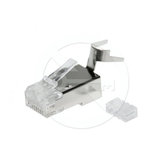 Konektor Solarix RJ45 STP 8p8c, Cat 6a, drát Konektor Solarix RJ45 STP 8p8c, Cat 6a, drát