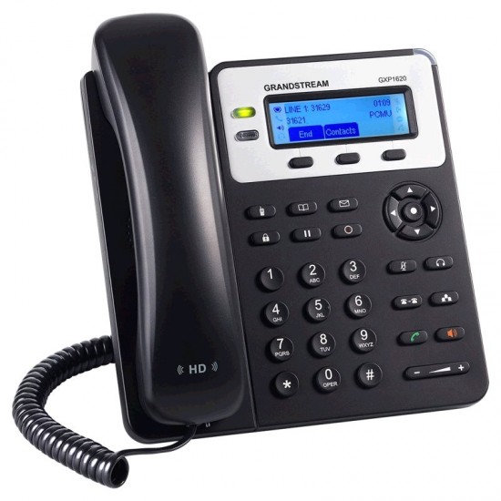 Telefón Grandstream GXP-1620 VoIP, LCD display, 2x SIP, 2x LAN, SRTP, TLS, 3 prog. tlačítka Telefón Grandstream GXP-1620 VoIP, LCD display, 2x SIP, 2x LAN, SRTP, TLS, 3 prog. tlačítka