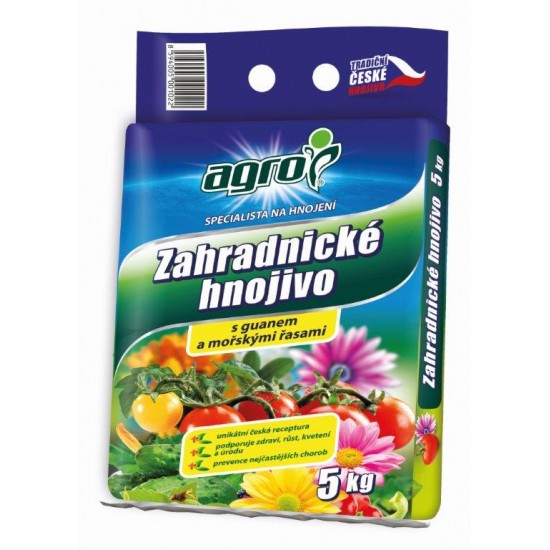 Hnojivo Agro zahradnické 5kg Hnojivo Agro zahradnické 5kg