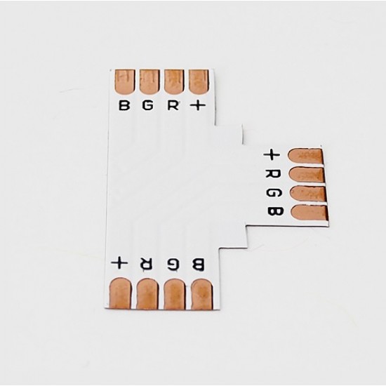 Spojka TLE PCB pro RGB pásek T - 10mm Spojka TLE PCB pro RGB pásek T - 10mm