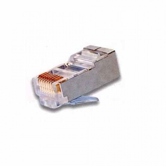Konektor Solarix KRJS45/5SLD STP 8p8c, Cat 5e, drát Konektor Solarix KRJS45/5SLD STP 8p8c, Cat 5e, drát