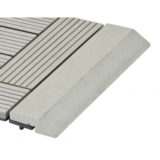 Prechodová lišta G21 pre WPC dlaždice Incana pro WPC dlaždice, 30 x 7,5 cm rovná
