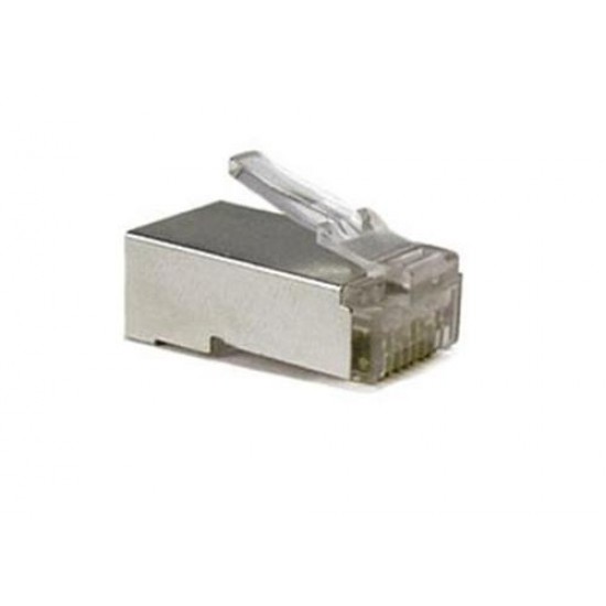 Konektor LEXI-Net RJ45 FTP 8p8c, Cat 6, drát/licna Konektor LEXI-Net RJ45 FTP 8p8c, Cat 6, drát/licna