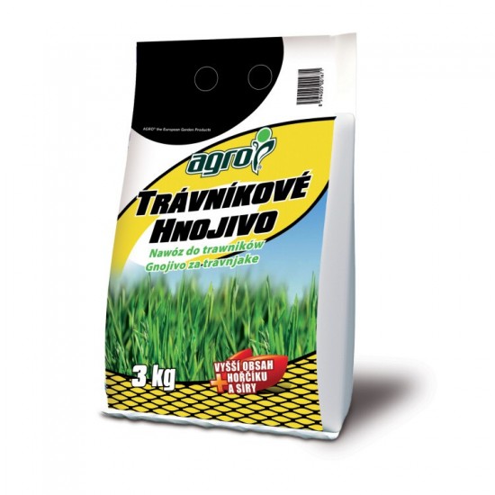 Hnojivo Agro Trávnikové 3 kg Hnojivo Agro Trávnikové 3 kg