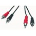 Kábel propojovací 2x cinch(M) - 2x cinch(M), 2,5m