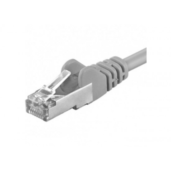 Patch kábel FTP Cat 6, 7m - šedý Patch kábel FTP Cat 6, 7m - šedý