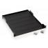 Polica Triton s perforací 1U/150mm, nosnost 15kg, černá