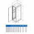 Rack Triton 19'' stojanový 37U/800x600 prosklené dveře, šedý