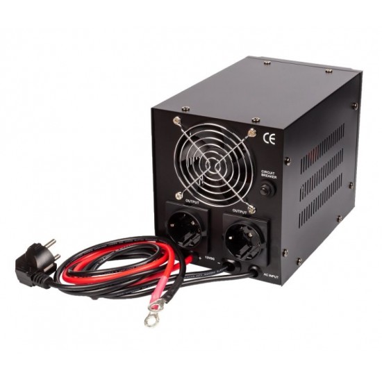 Napäťový menič MHPower MPU-300-12 12V/230V, 300W, funkce UPS, čistý sinus Napäťový menič MHPower MPU-300-12 12V/230V, 300W, funkce UPS, čistý sinus