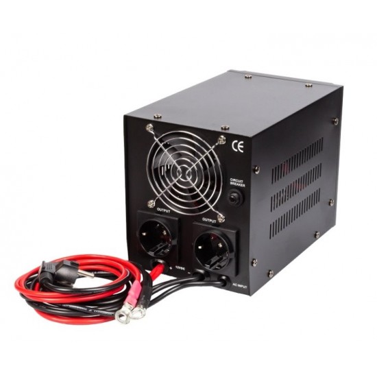 Napäťový menič MHPower MPU-500-12 12V/230V, 500W, funkce UPS, čistý sinus Napäťový menič MHPower MPU-500-12 12V/230V, 500W, funkce UPS, čistý sinus