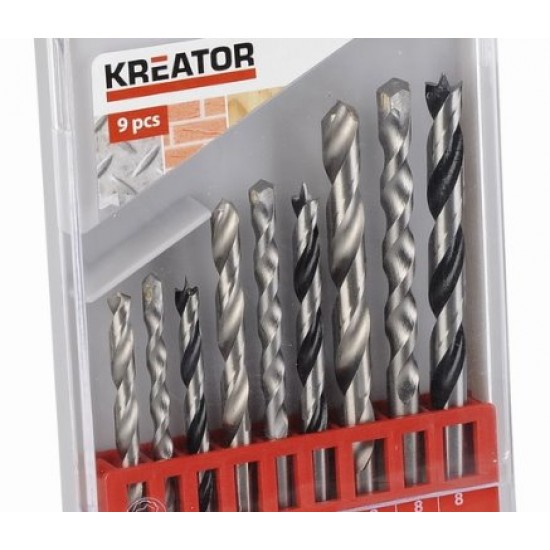 Sada vrtákov Kreator KRT012501 SET 9 ks