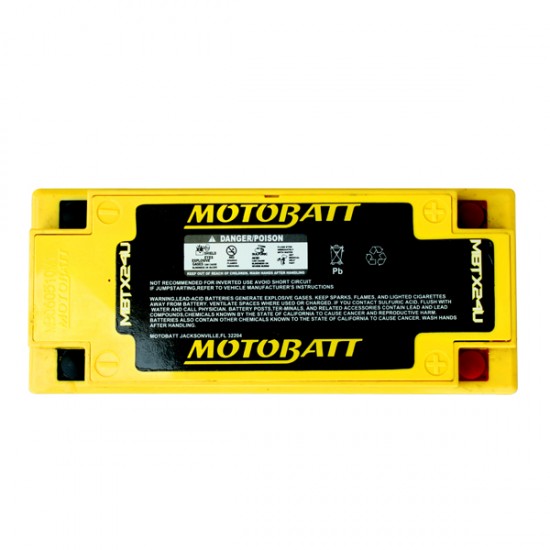 Batéria Motobatt pro motocykly MBTX24U (25Ah, 12V, 4 vývody) Batéria Motobatt pro motocykly MBTX24U (25Ah, 12V, 4 vývody)