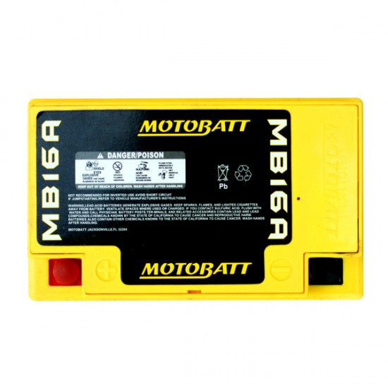 Batéria Motobatt MB16A 17,5Ah, 12V, 2 vývody Batéria Motobatt MB16A 17,5Ah, 12V, 2 vývody