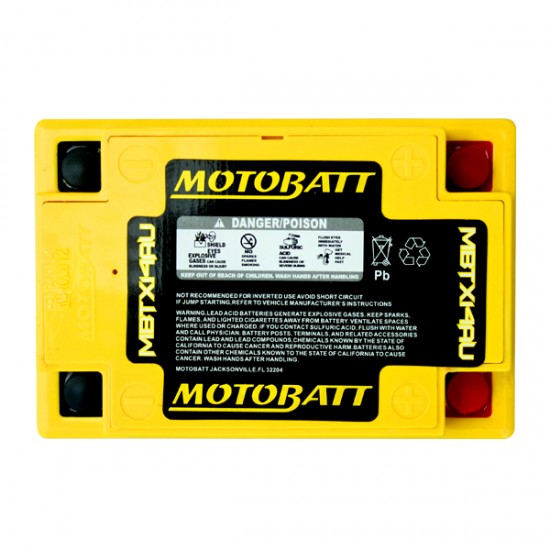 Batéria Motobatt MBTX14AU 16,5Ah, 12V, 4 vývody Batéria Motobatt MBTX14AU 16,5Ah, 12V, 4 vývody