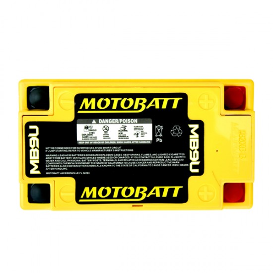 Batéria Motobatt MB9U 11Ah, 12V, 4 vývody Batéria Motobatt MB9U 11Ah, 12V, 4 vývody