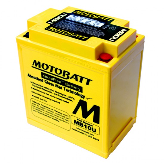 Batéria Motobatt pro motocykly MB10U (14,5Ah, 12V, 4 vývody)