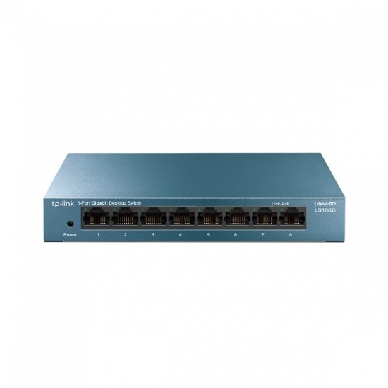 Switch TP-Link LS108G 8x GLan, kov Switch TP-Link LS108G 8x GLan, kov