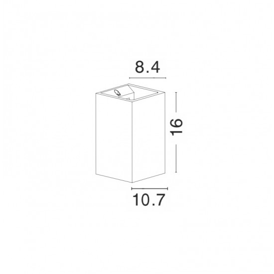 Svietidlo Nova Luce CADMO S WALL GREY 2 nástenné, IP 65, 2x3 W Svietidlo Nova Luce CADMO S WALL GREY 2 nástenné, IP 65, 2x3 W